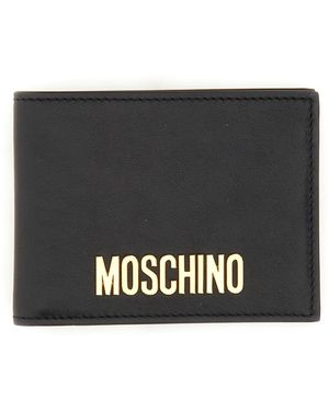 Moschino Portafoglio Con Logo - Nero