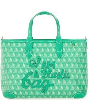 Anya Hindmarch I Am A Plastic Bag Mini Tote - Green