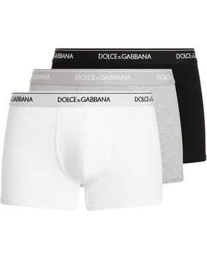 Dolce & Gabbana Pack Regular Fit Boxer Shorts - Black