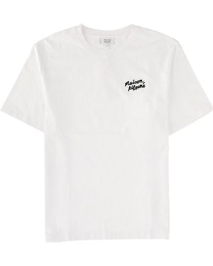 Maison Kitsuné T-Shirt With Logo - White