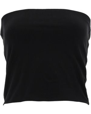 Brunello Cucinelli Cotton Bandeau Top - Black