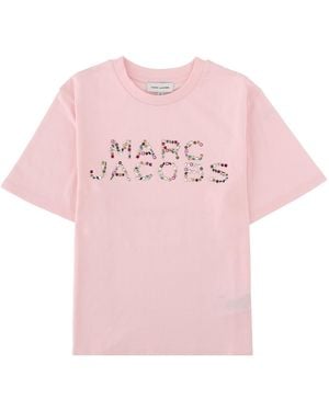 Marc Jacobs T-Shirt Con Scritta - Pink