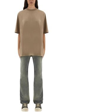 Rick Owens Jumbo" T-Shirt - Natural