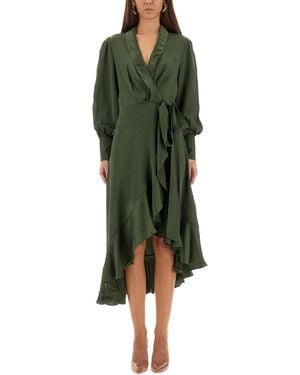 Zimmermann Midi Dress "Wrap" - Green