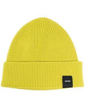 Aspesi Beanie Strips - Yellow