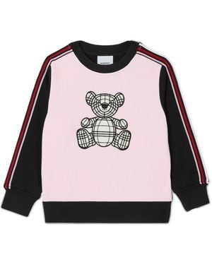 Burberry Talbot Bear Crewneck Jumper - Pink
