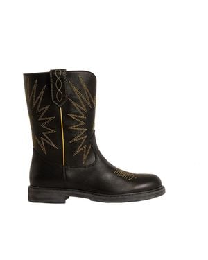 Golden Goose "Wish Star Biker" Boots - Black