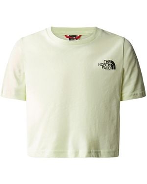 The North Face Crop Simple Dome Tee - Green