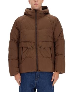 Paul Smith Boxy Padded Jacket - Brown