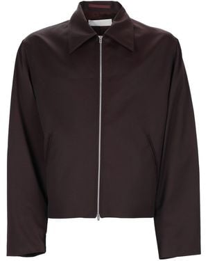 Our Legacy Solid Shirt Collar Jacket - Black