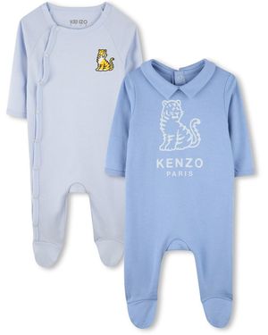 KENZO Set Of 2 Pyjamas - Blue