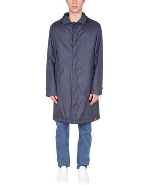 Aspesi CAPPOTTO IMPERMEABILE "GALLIO" IN NYLON - Blu