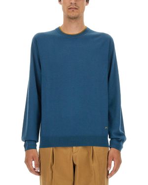 Paul Smith Maglia Con Logo - Blu