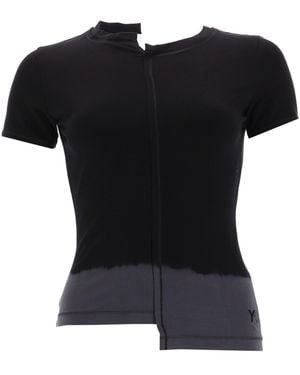 Y-3 3 "Dip Dye" T-Shirt - Black