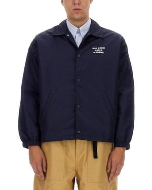 Drole de Monsieur "Slogan" Jacket - Blue