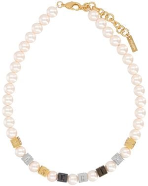 Moschino Pearl Necklace - Natural