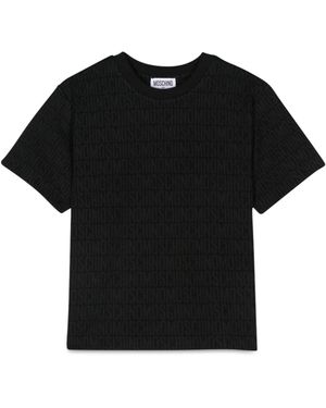 Moschino Maxi T Shirt M/C - Black