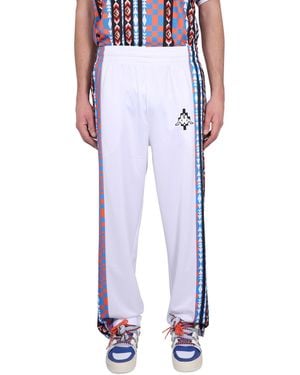 Marcelo Burlon X Kappa Jogging Trousers - Blue