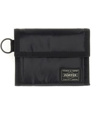 Porter-Yoshida and Co Capsule Wallet - Black