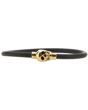McQueen Bracciale Skull - Bianco