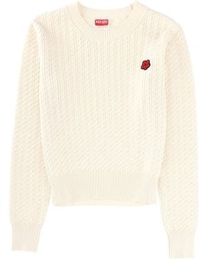 KENZO "Boke Flower" Jersey - Natural