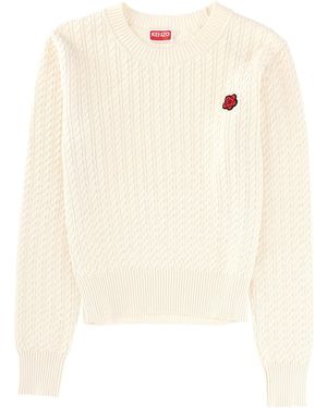 KENZO "Boke Flower" Jersey - Natural