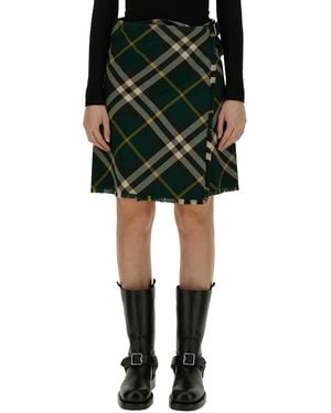 Burberry Gonna Mini - Nero