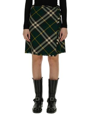 Burberry Gonna Mini - Nero