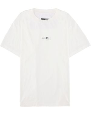 MM6 by Maison Margiela T-Shirt "Numeric" - White
