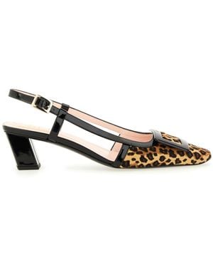 Roger Vivier "Belle Vivier" Slingback Court Shoes - Multicolour