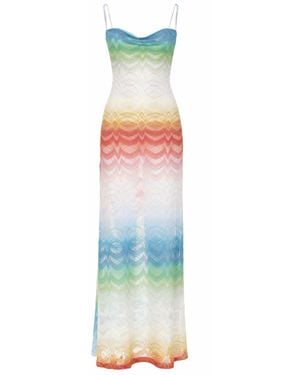 Missoni Abito Lungo Copricostume - Blue