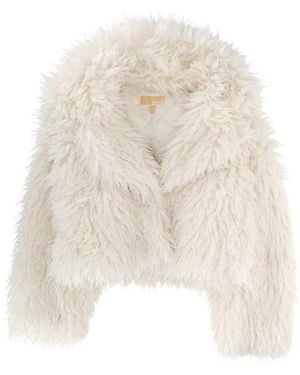 Michael Kors Faux Fur Jacket - Natural