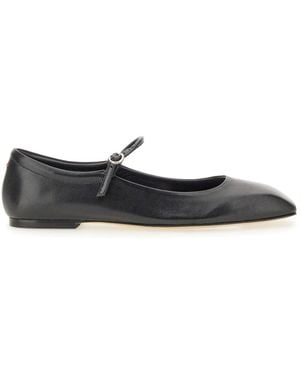 Aeyde Uma" Dancer Ballet Flats - White