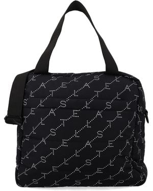 Stella McCartney Borsa Mamma Per Neonati Con Logo - Black
