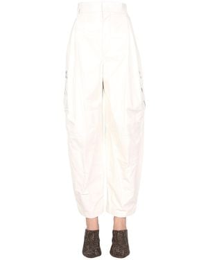 Bottega Veneta Cargo Trousers - White