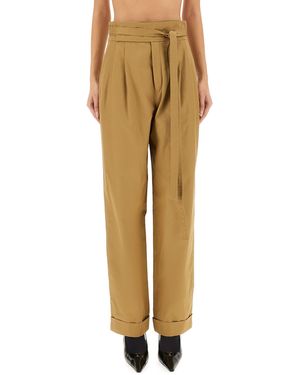 Saint Laurent Trousers "Gurhka Serge" - Natural