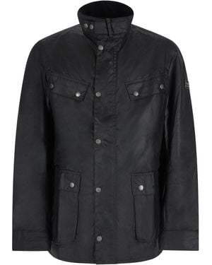 Barbour Giacca Cerata "Duke" - Black
