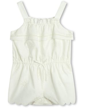 Chloé Jumpsuit Short - White
