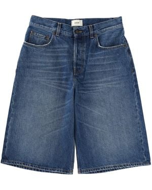 Haikure "New Becky" Denim Shorts - Blue