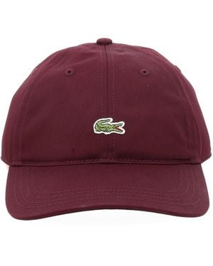 Lacoste Cappello Da Baseball Con Logo - Red