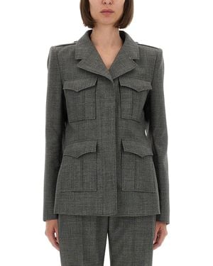 McQueen Wool Jacket - Grey