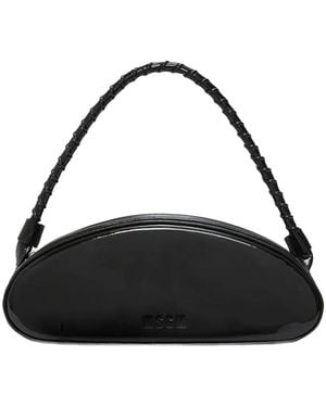 MSGM Leather Handbag - Black