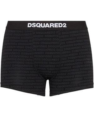 DSquared² Boxers With Logo - Black