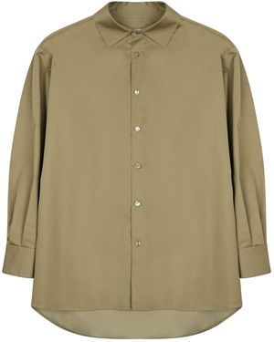 DARKPARK Satin Shirt - Green