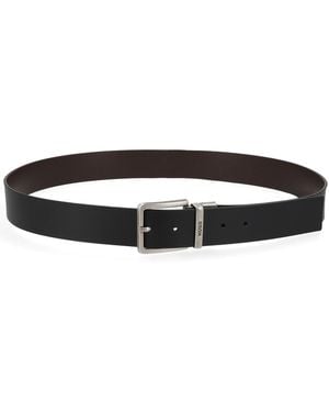 HUGO Solid Buckle Belt - Black