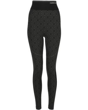 CASABLANCA Leggings Monogram Senza Cuciture - Black