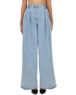 Nina Ricci Wide Jeans - Blue