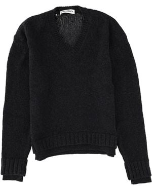 Our Legacy V Neck Jumpers - Black