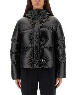 Fay Down Jacket With Hood - Black