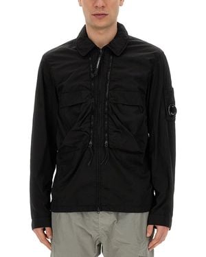 C.P. Company Jacket With Zip - Black